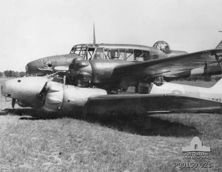 mid-air collision of two Avro Anson aircraft, on a training flight from No. 2 Service Flying Training School (2SFTS) based at Wagga Wagga